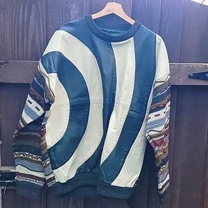Bagazio  Leather And Knit Sweater